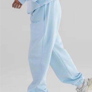 Comfrt Baby Blue Sweatpants in a Small from their sold out Pastel Collection!